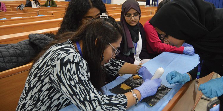 Participants actively working during one of the workshops. Source: IWSS