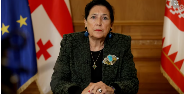 Amid violence in Georgia, Chair Cardin and Senators speak with Georgian President to discuss decision to end EU membership bid