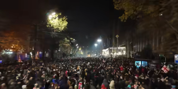 Tbilisi kicks off 6th night of protests against gov’t’s foreign policy, “falsified elections”