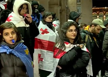 Gori protests Russification of Georgia’s foreign policy on 6th day of demonstrations