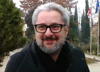 Nika Gvaramia leaves Marneuli temporary detention center