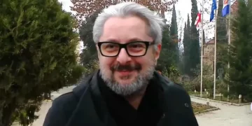 Nika Gvaramia leaves Marneuli temporary detention center