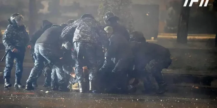 22 people arrested during the rally on Rustaveli on December 3