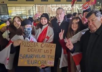 Žygimantas Pavilionis: A solidarity rally was held in Vilnius to show support for our Georgian sisters and brothers