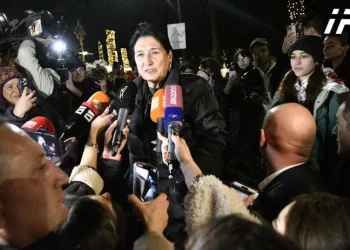 “Women’s March” arrives at the Orbeliani Palace