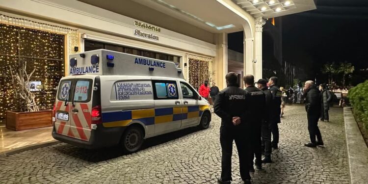 Doctor: Giorgi Gakharia has a fractured nasal bone and a concussion