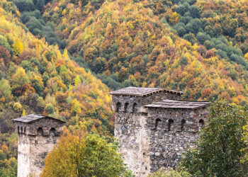 Towers in Svaneti. Photo by Tony Hanmer