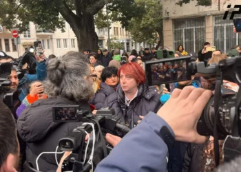 Protest underway in Batumi as founder of Batumelebi and Netgazeti was ordered to pre-trial detention