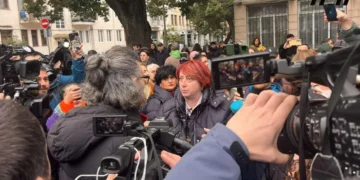 Protest underway in Batumi as founder of Batumelebi and Netgazeti was ordered to pre-trial detention