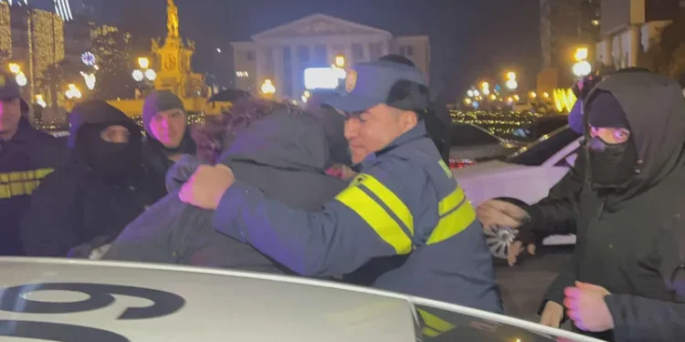 8 people detained during protest in Batumi