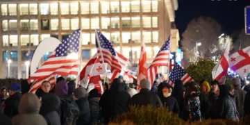Georgian-American Friendship March underway on Rustaveli Avenue