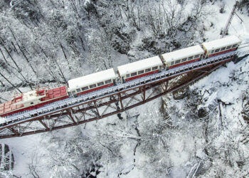 Georgian Railway cancels trains during heavy snowfall