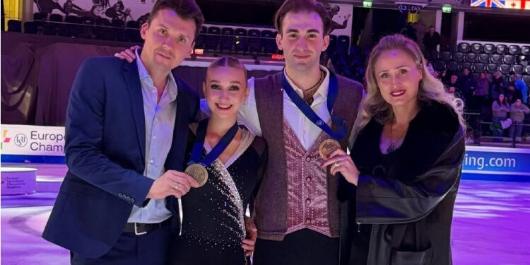 Georgian duo claims bronze at European Figure Skating Championships