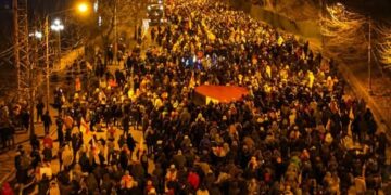 Protests continue in Tbilisi on 104th anniversary of Red Army’s takeover of Georgian capital