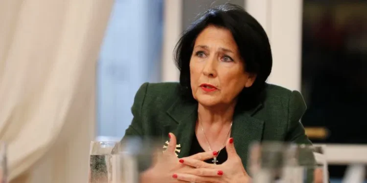 Zurabishvili condemns protester fines, Ivanishvili’s tax-free art import