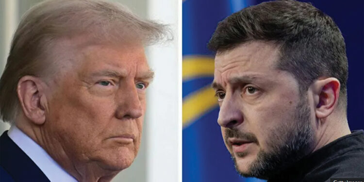 Trump and Zelensky. Image source: Getty Images