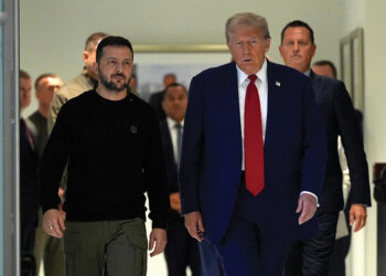 Zelensky and Trump. Source: AP