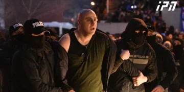 Opposition politicians Nika Melia and Gigi Ugulava reportedly detained at the protest