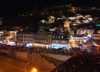 Thousands march in Tbilisi for new elections