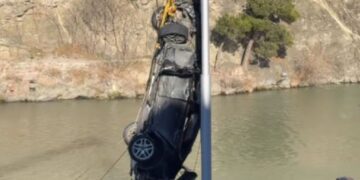 Driver’s body found in a car recovered from the Mtkvari River