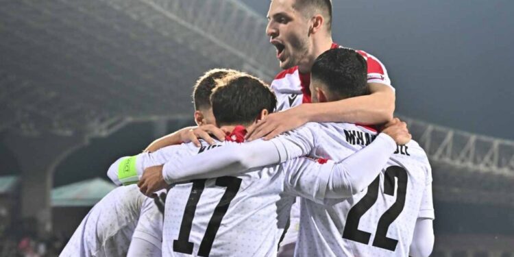 Georgia defeats Armenia in Nations League play-off