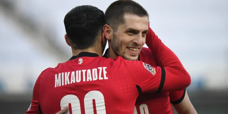 Georgia defeats Armenia 6:1, secures Nations League Division B spot