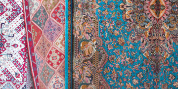 Carpets at a carpet shop in Old Tbilisi. Photo by Tony Hanmer