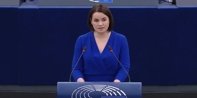 Tikhanovskaya warns Europe: “Empire has an insatiable appetite”