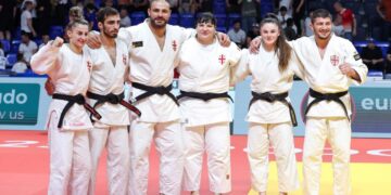 Georgia wins European judo championship in mixed team final