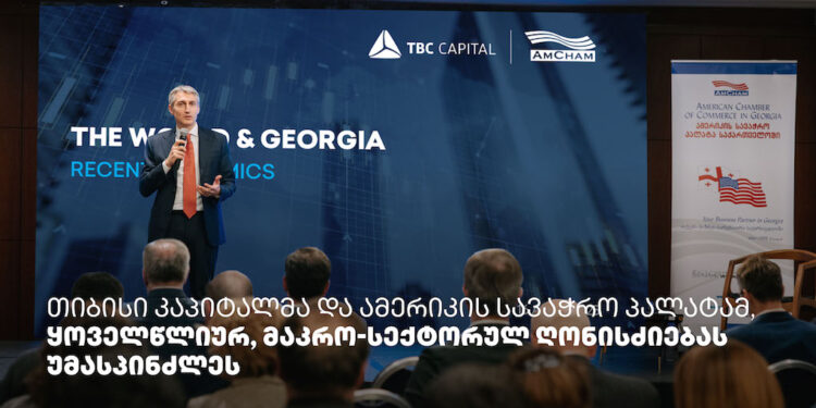 თიბისი კაპიტალმა და ამერიკის სავაჭრო პალატამ მაკრო-სექტორულ ღონისძიებას უმასპინძლეს