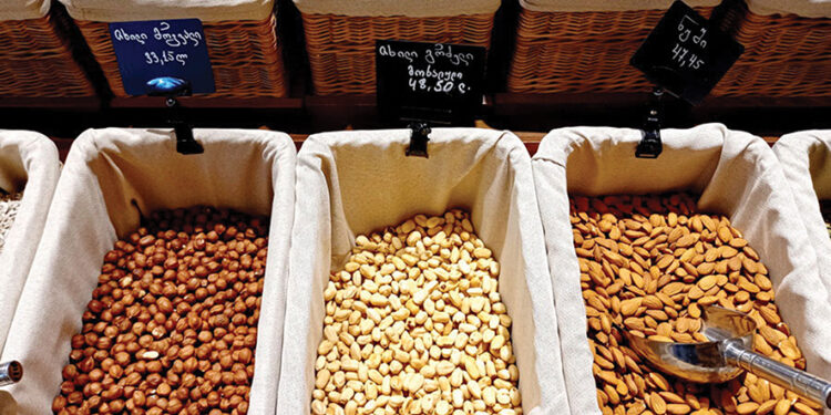 Nuts for sale in Georgia. Source: advantour