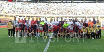 Barcelona legends defeat Georgian veterans 3:1 in Tbilisi showdown