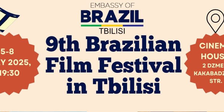 9th Brazilian Film Festival opens in Tbilisi on May 5