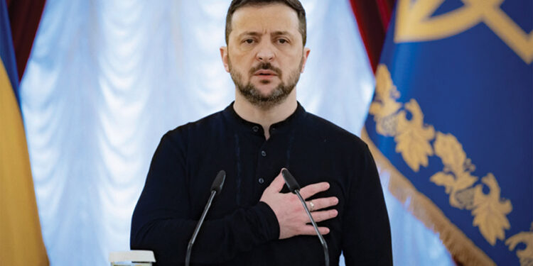 President Zelensky. Source: UKRAINIAN PRESIDENTIAL PRESS SERVICE