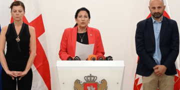 Zurabishvili meets U.S. Senator Daines, warns of strategic risks in Georgia