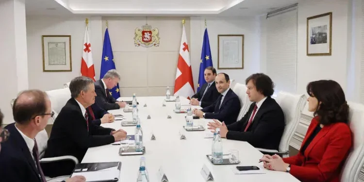 Irakli Kobakhidze discusses US ties and regional stability with senator Steve Daines