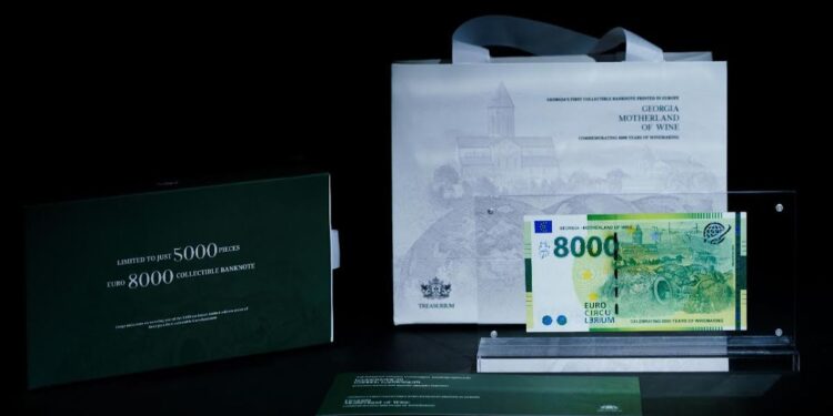 Historic Collectible Banknotes from Georgia’s 8,000-Year Wine Legacy Go to Auction This Summer
