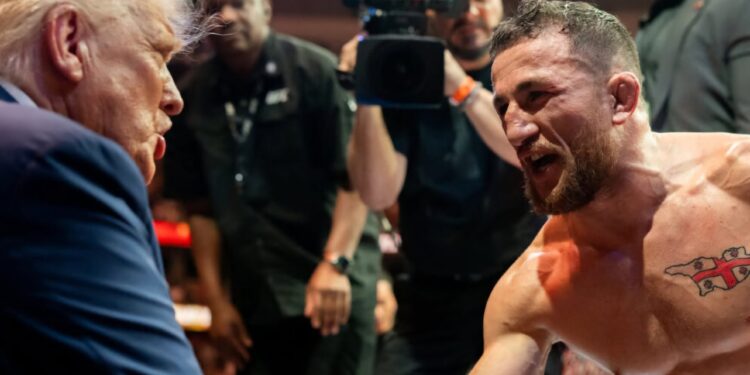 US Embassy congratulates Merab Dvalishvili on successful UFC belt defense