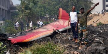 London-bound plane carrying 242 people crashes after take-off in India