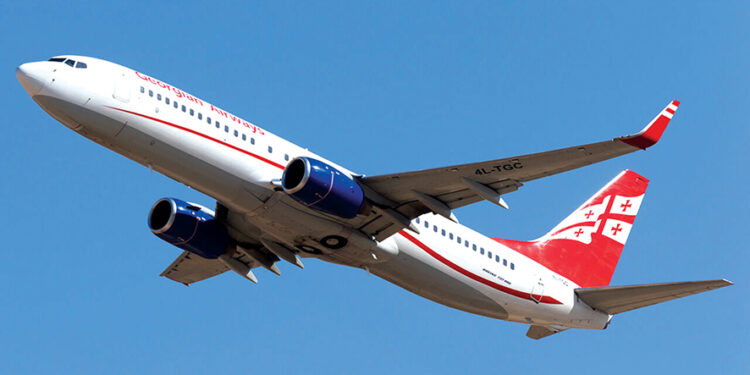 Georgian Airways plane. Source: GeorgianAirways