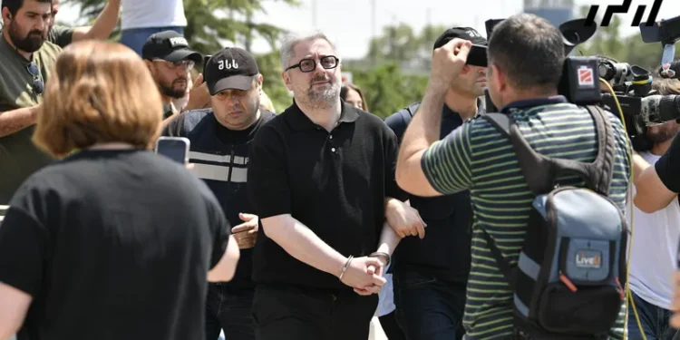 Nika Gvaramia arrested