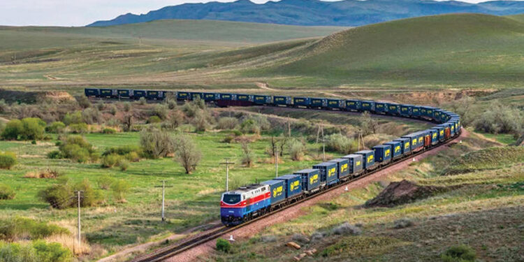 A train on route through Georgia. Source: World Bank