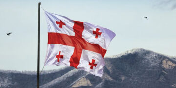 Georgia's flag. Source: gov.ge