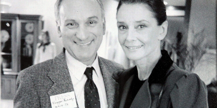 The author with Audrey Hepburn