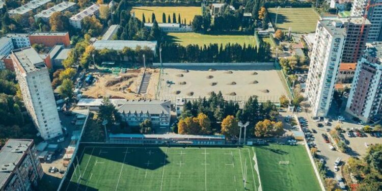 Historic ‘Avaza’ stadium reopens as modern football school