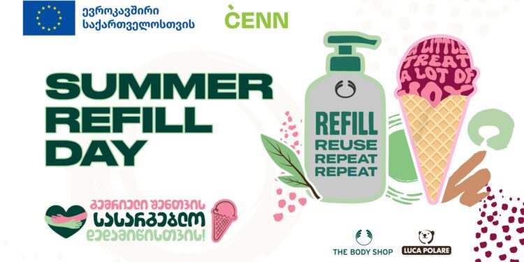 Summer refill day in Batumi promotes eco-friendly living and local treats