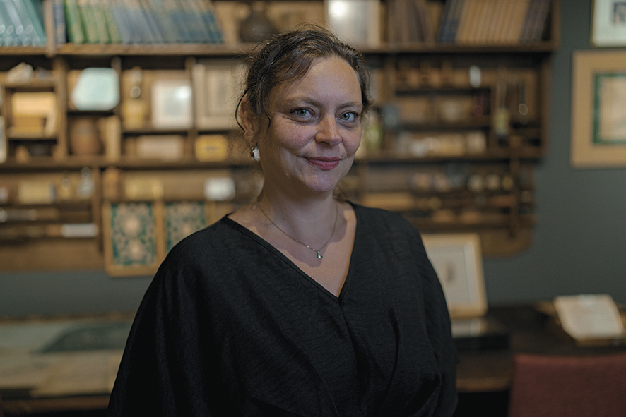 Liza Kobuladze, granddaughter of Sergo Kobuladze and Head of the Archive at AFA.Photo courtesy: Giorgi Shengelia