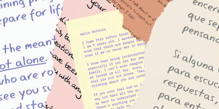 Letters to prisoners. Source: innocenceproject
