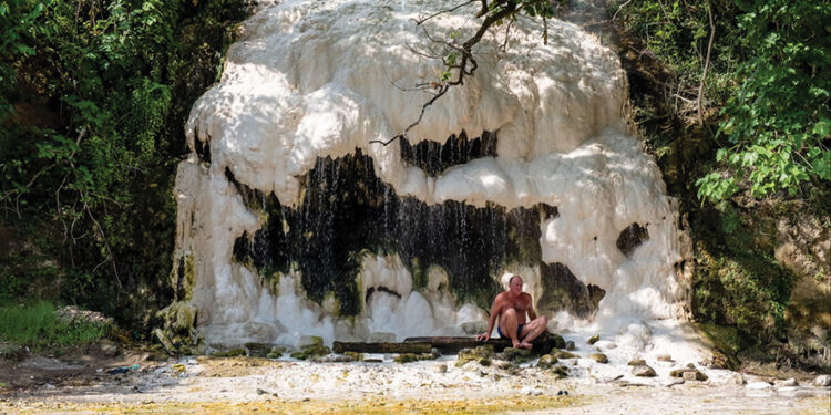 The Nokalakevi mineral travertine. Image source: wildandwithout