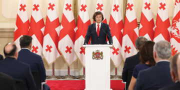 PM Kobakhidze speaks at the Constitution Day event. Source: FB